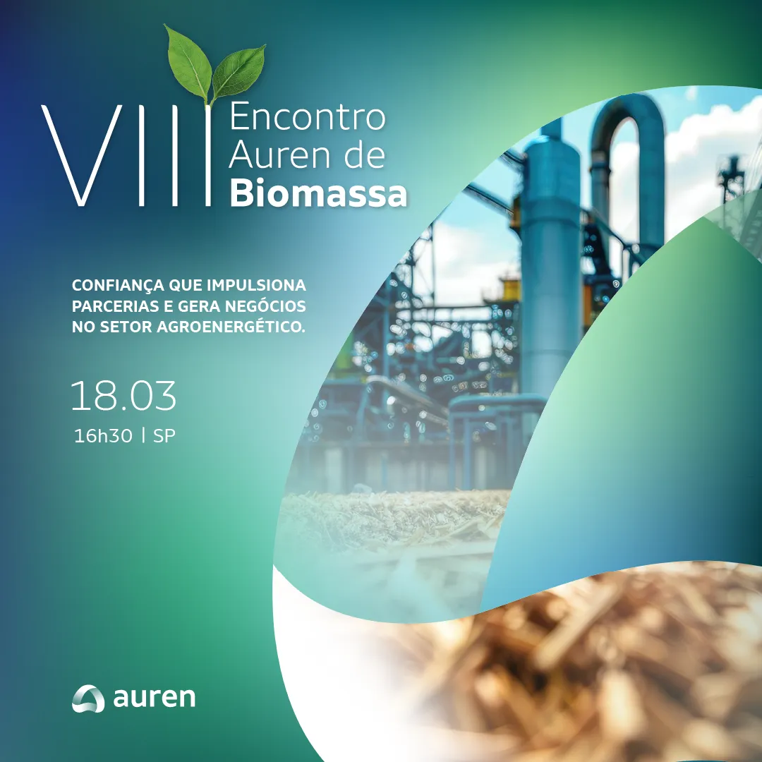Auren, VIII Biomass Meeting, social media post