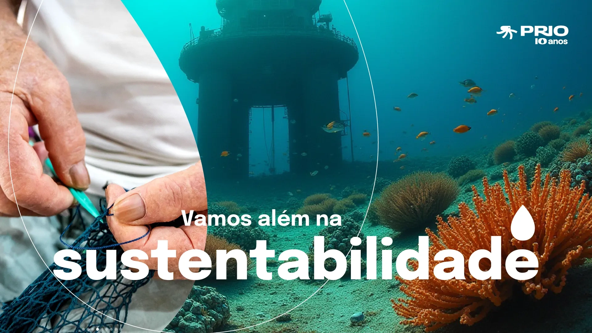 PRIO 10 anos, campaign slide, sustainability