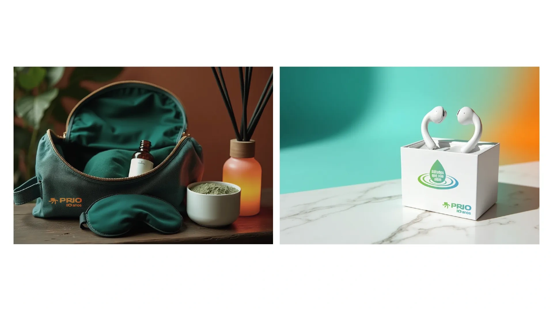 PRIO 10 anos, branded gifts