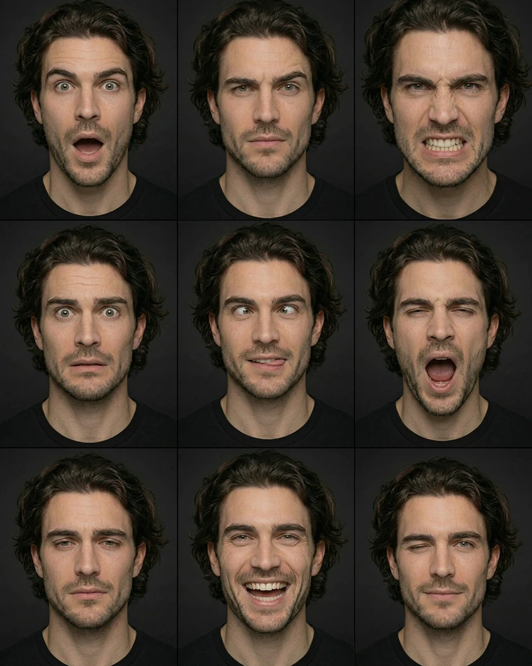 Facial expressions, image 2 of 3