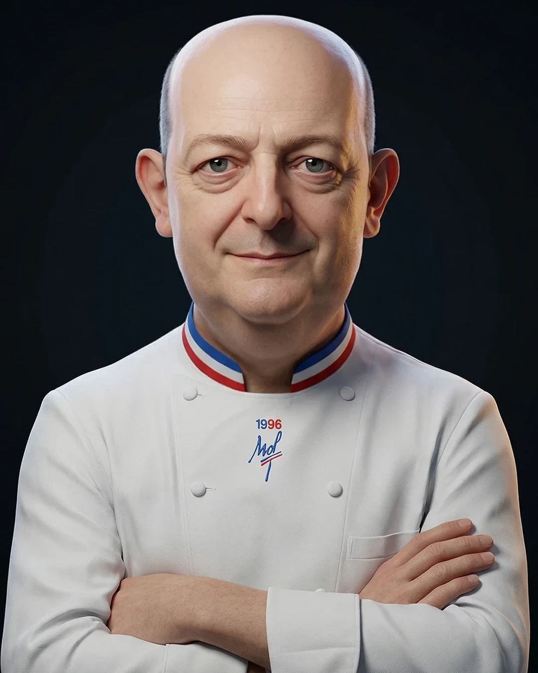 Chef cartoon portrait, image 2 of 5
