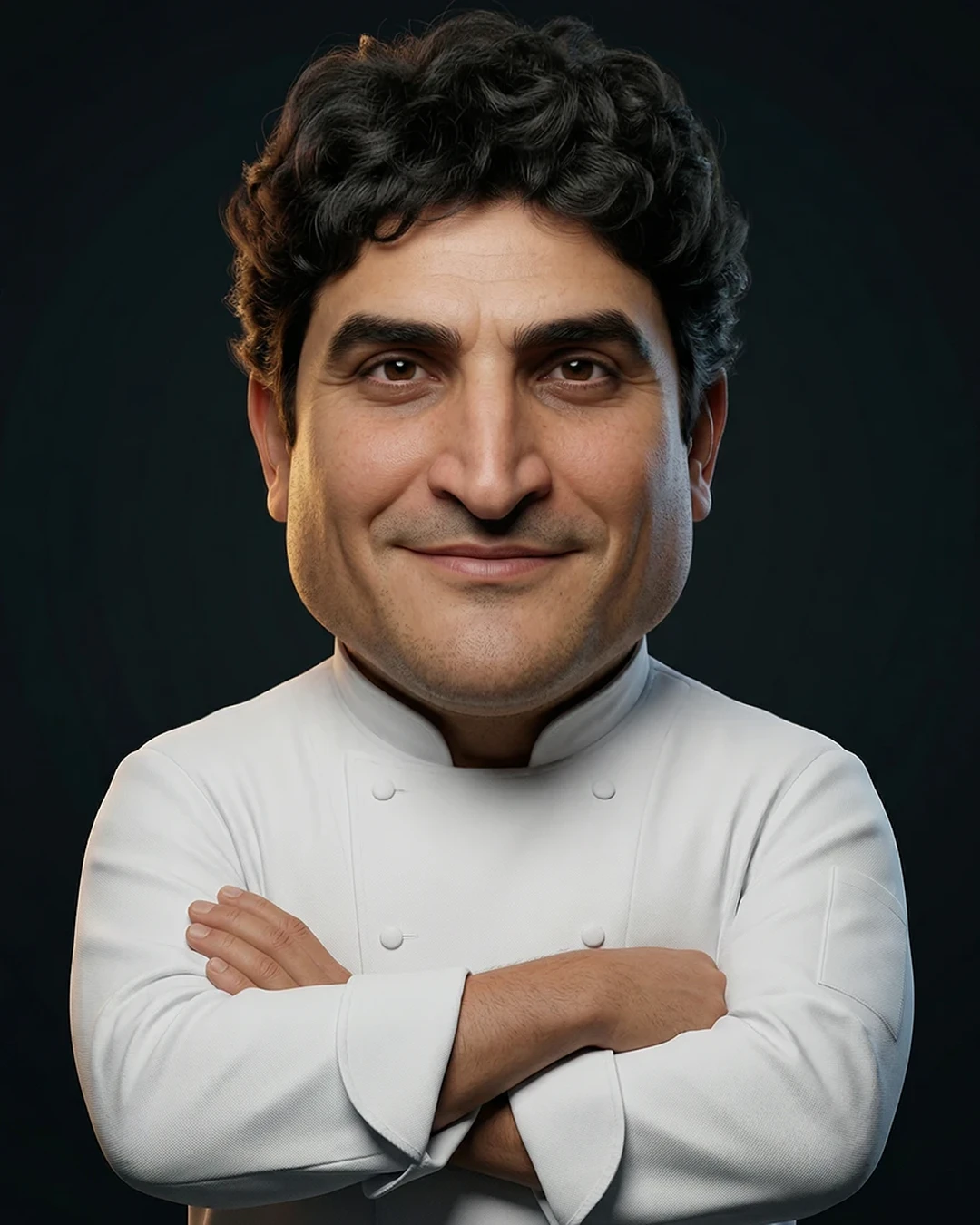 Chef cartoon portrait, image 3 of 5