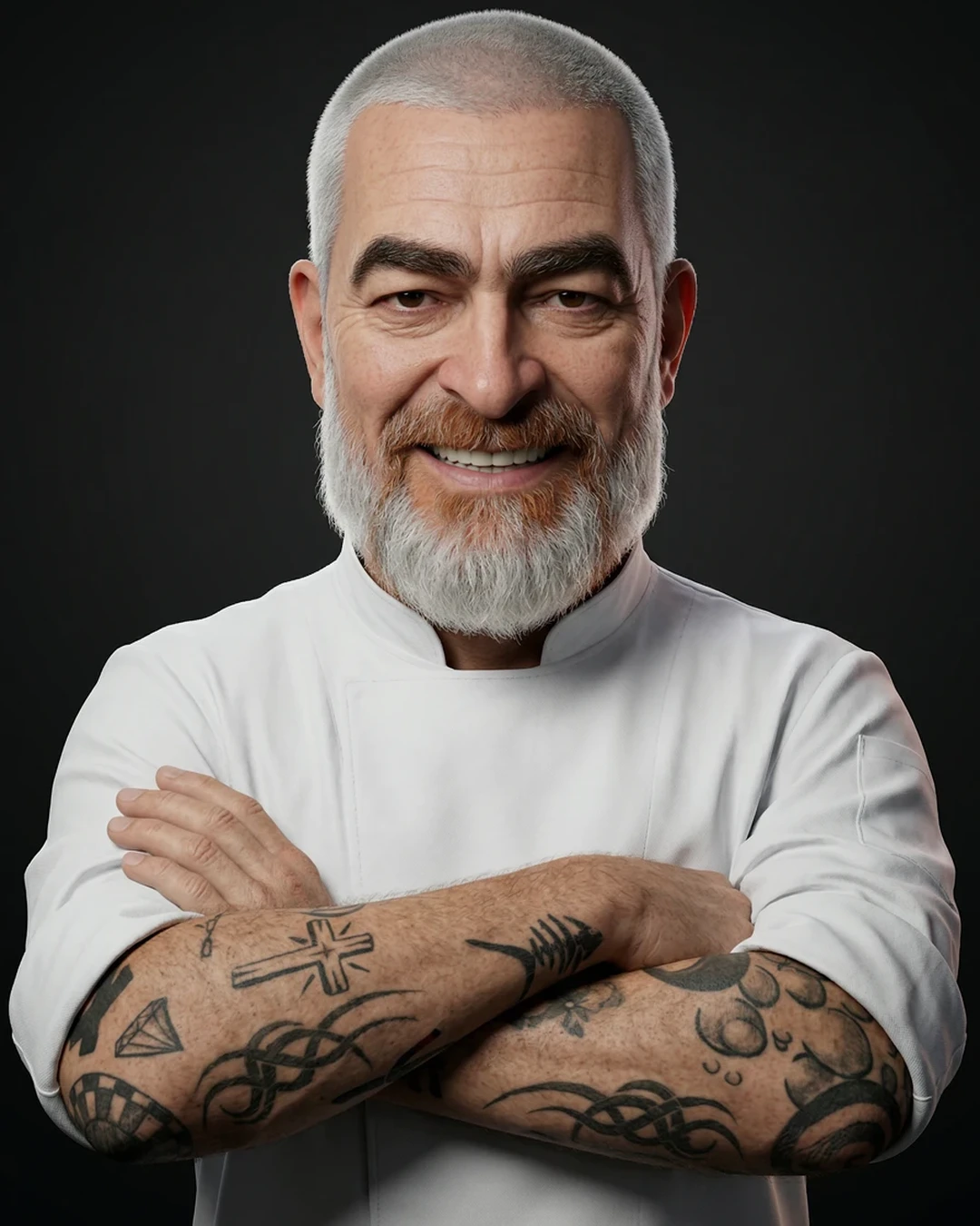 Chef cartoon portrait, image 3 of 5