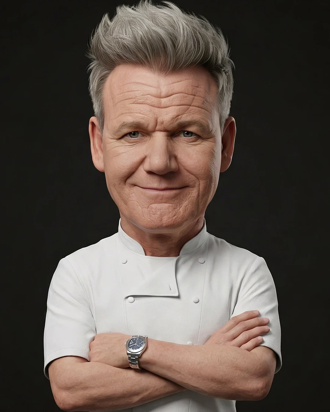 Chef cartoon portrait, image 1 of 5