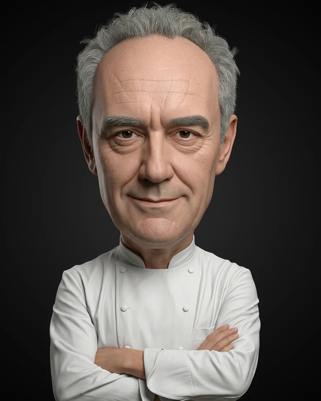Chef cartoon portrait, image 5 of 5