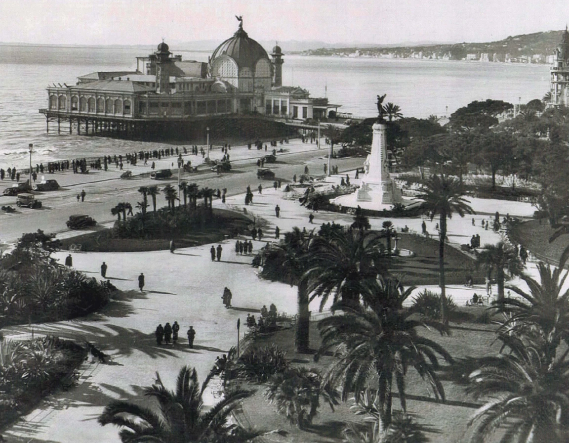 Nice, Palais de la Jetée, aerial view — before restoration